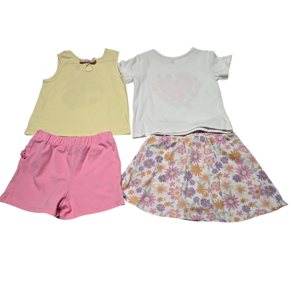 Jensen Colorful Girls' Clothes Set - Yellow, Pink, White and Floral, Size 6 - Picture 2 of 15